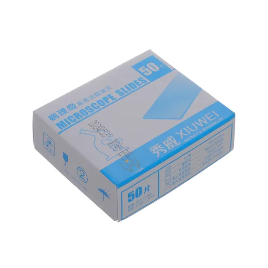OEM ODM Custom Laboratory Microscope 슬라이드 생물학적 시편 관찰에 사용되는 유리 유리