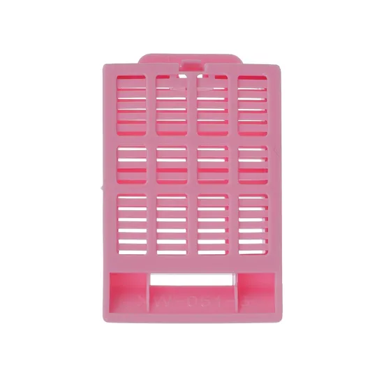 중국 공급 업체는 환경 독성을위한 맞춤형 컬러 플라스틱 조직 임베딩 카세트 상자