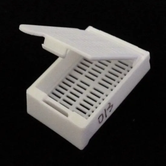 중국 제조업체 일회용 의료 용품 학교 실험실을위한 티슈 임베딩 카세트 상자